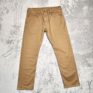 Levis 502 Khaki, White Label, Regular Taper Regular Fit. Like New, Stretch